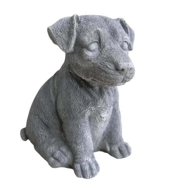 Product image 3 of the product “Finn - Seated Dog, 16.5cm H | cast stone ”